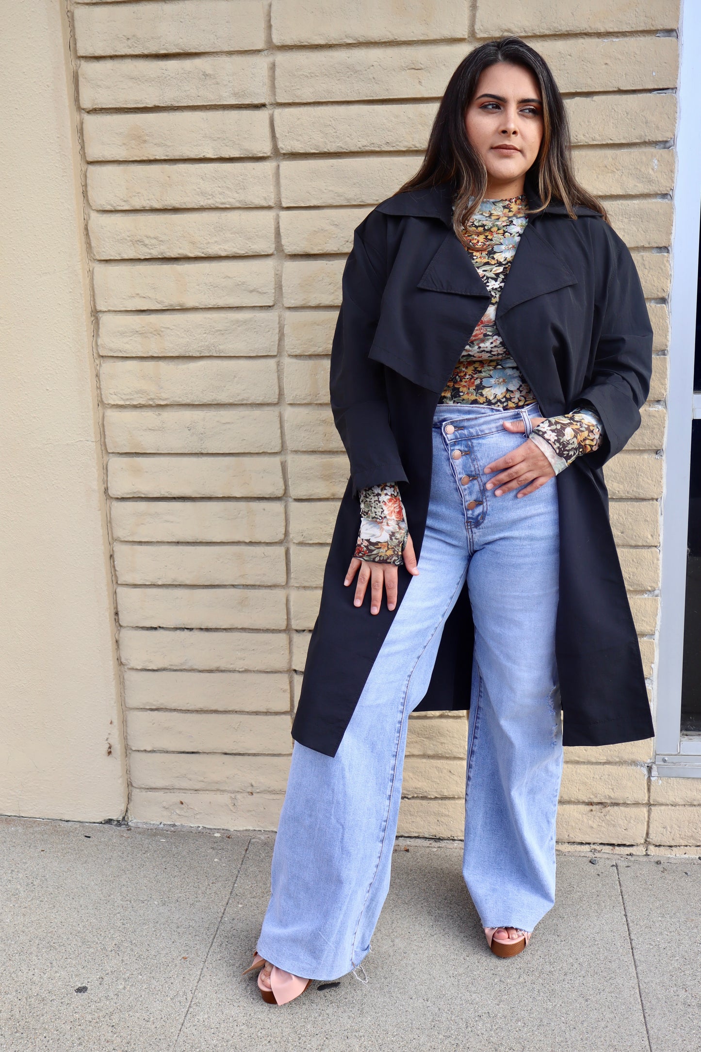 Trench Coat in Black