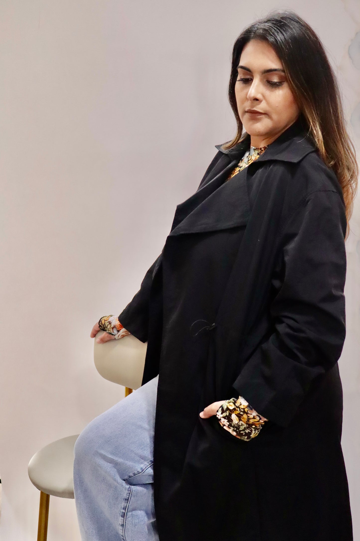 Trench Coat in Black