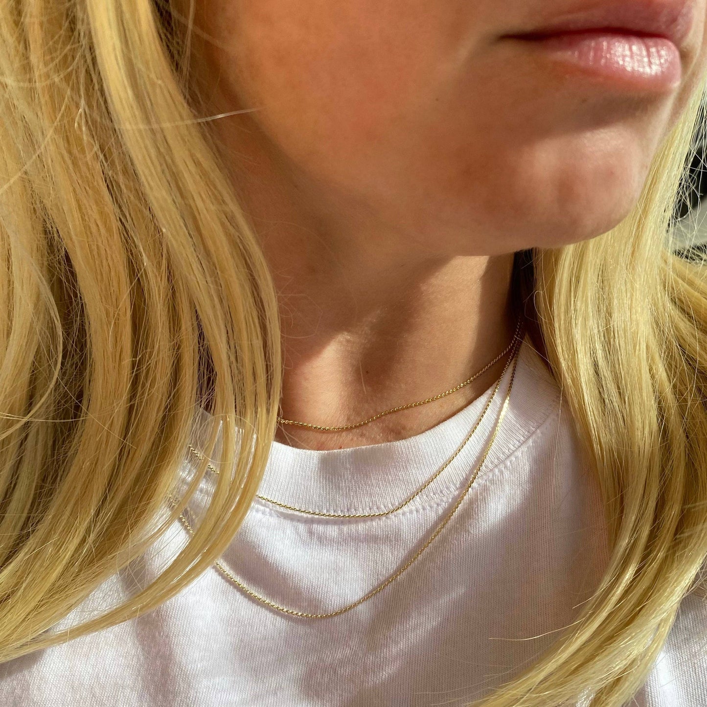 Dainty Chain Necklace 18"