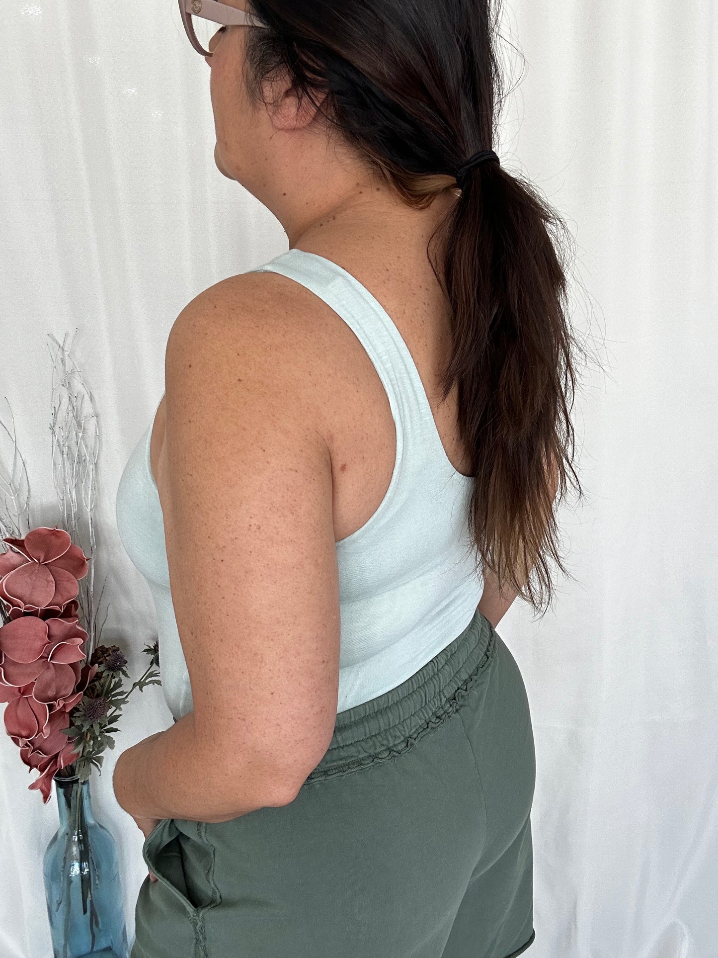 Flattering Scoop Bodysuit Mint