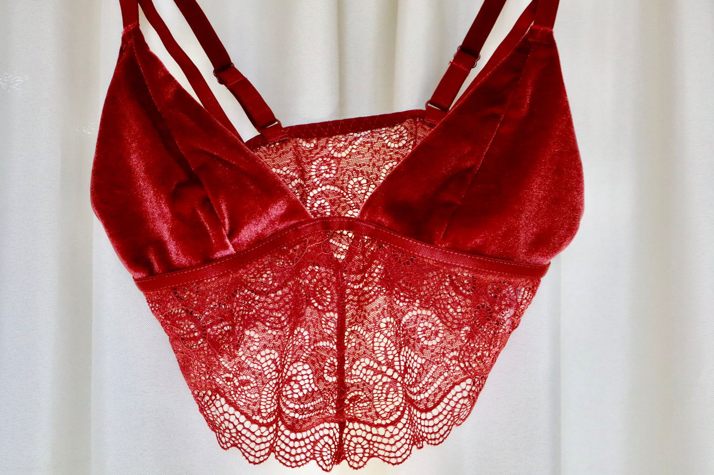 Velvet and Lace in Burgundy