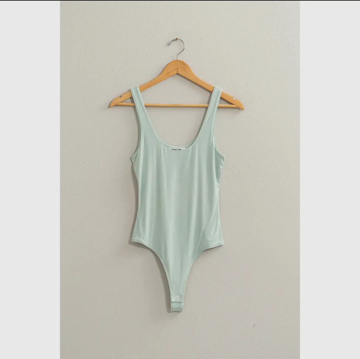 Flattering Scoop Bodysuit Mint