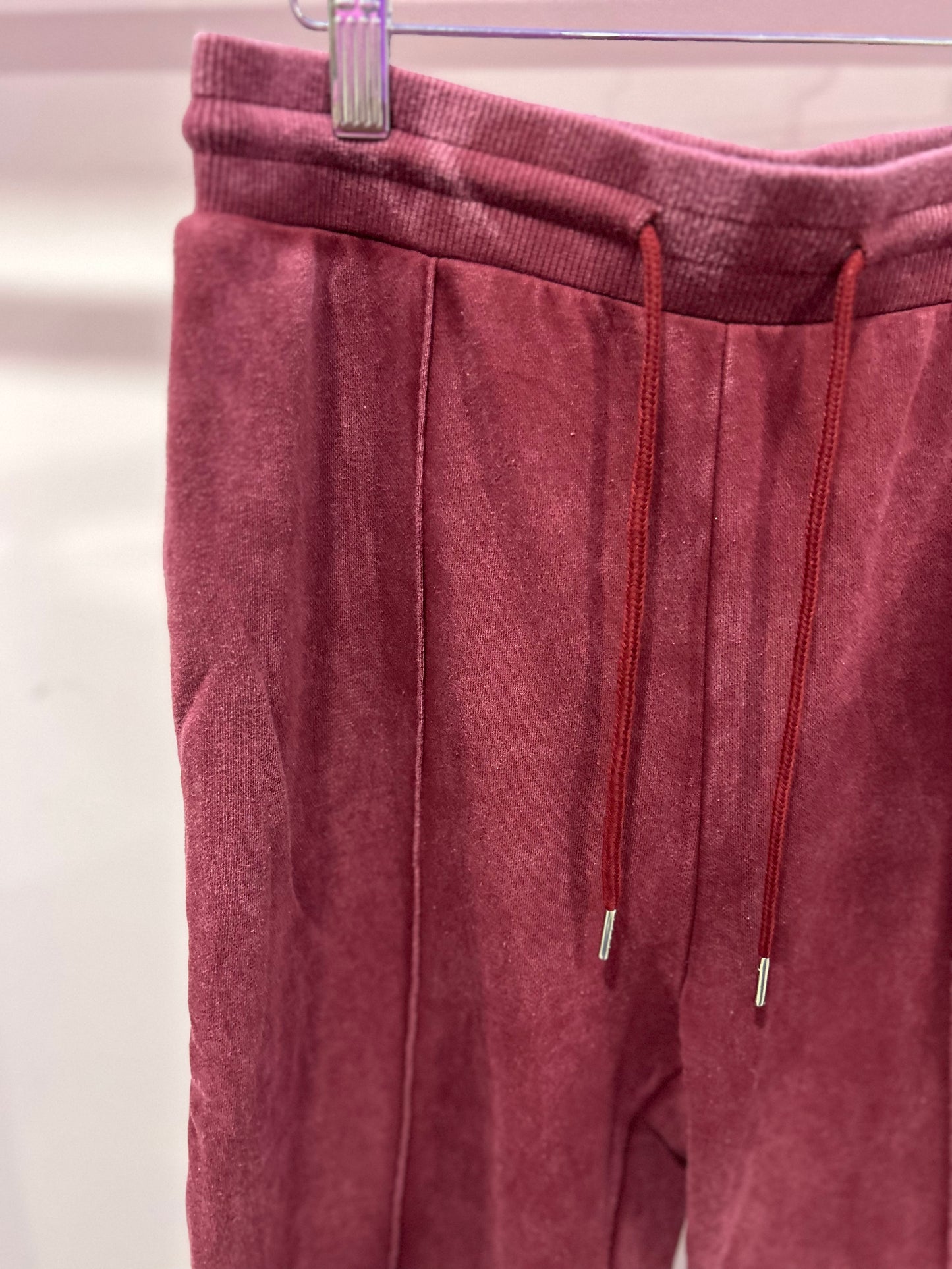 Bonfire Joggers in Burgundy