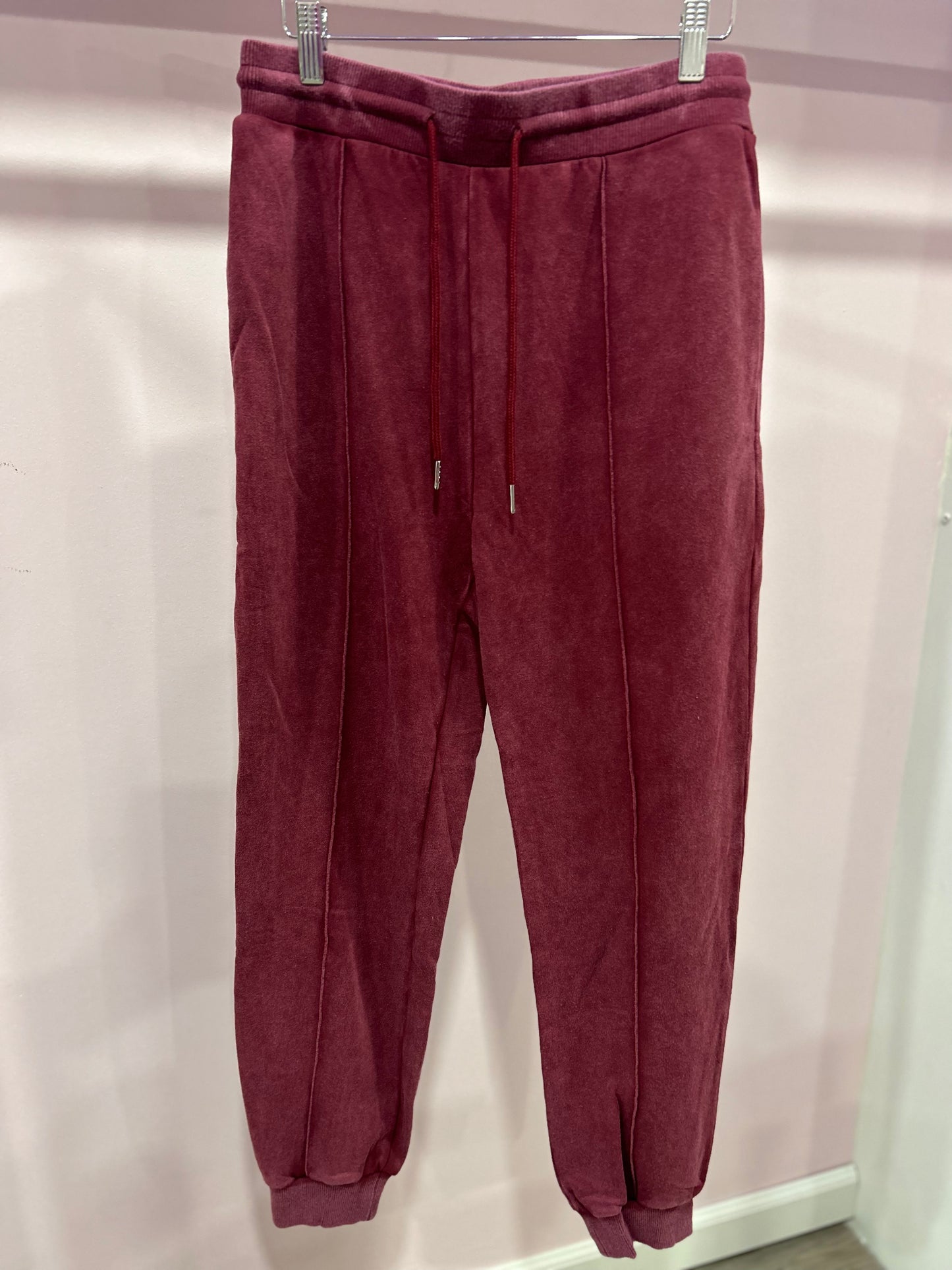 Bonfire Joggers in Burgundy