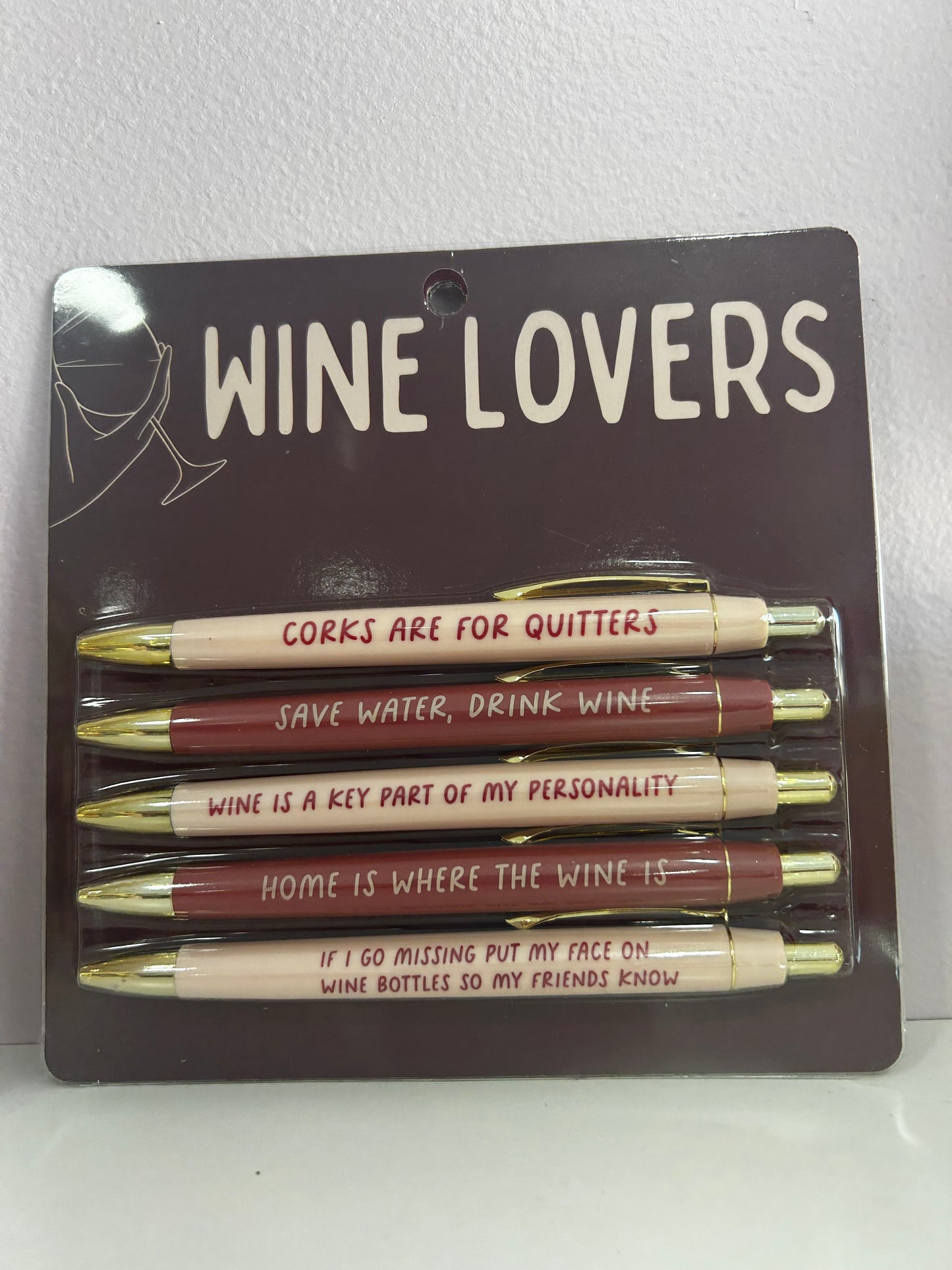 Wine Lovers Pen Set