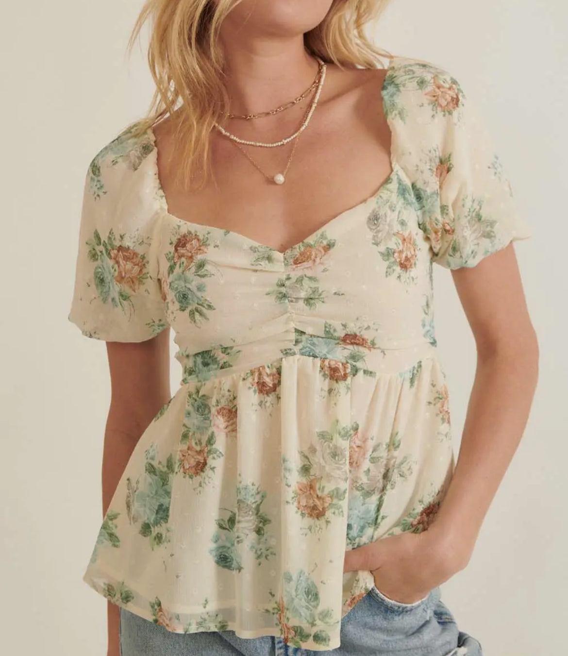 Ivory Garden Blouse