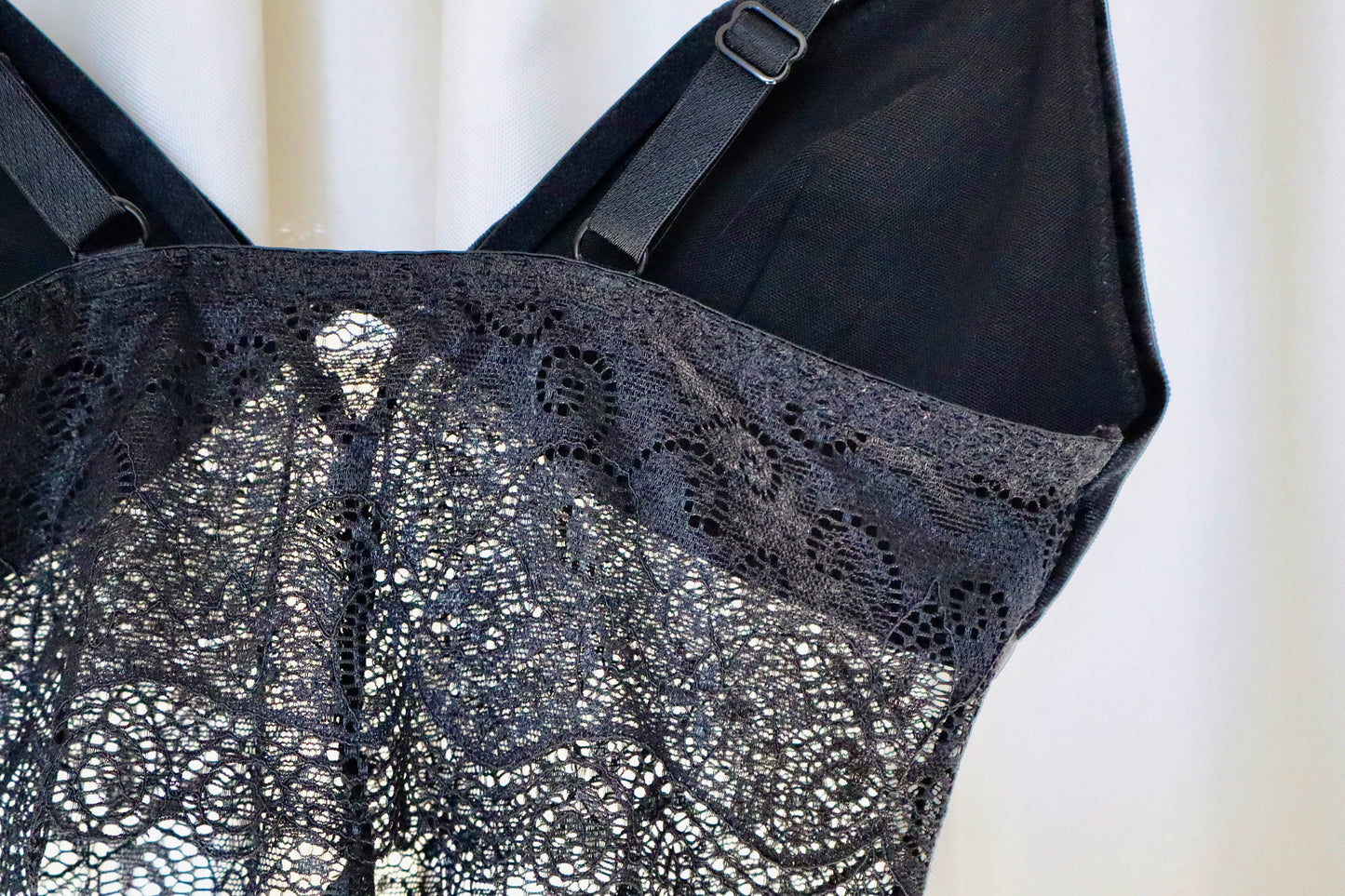 Velvet and Lace in Black