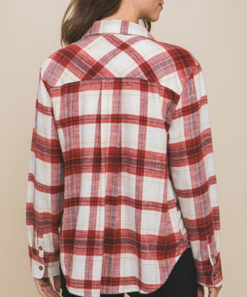 Classic Flannel in Red