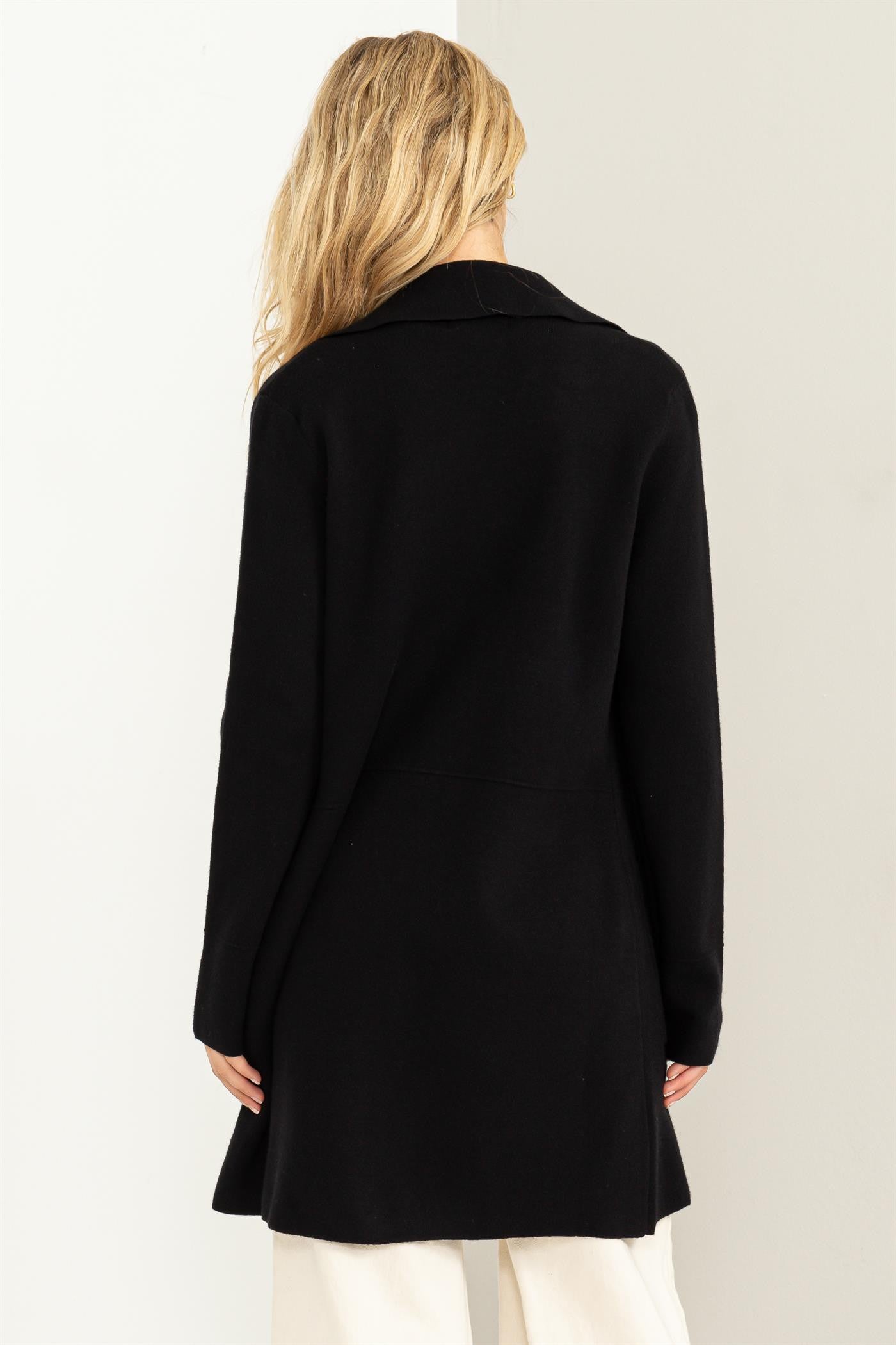 Classic Black Cardigan