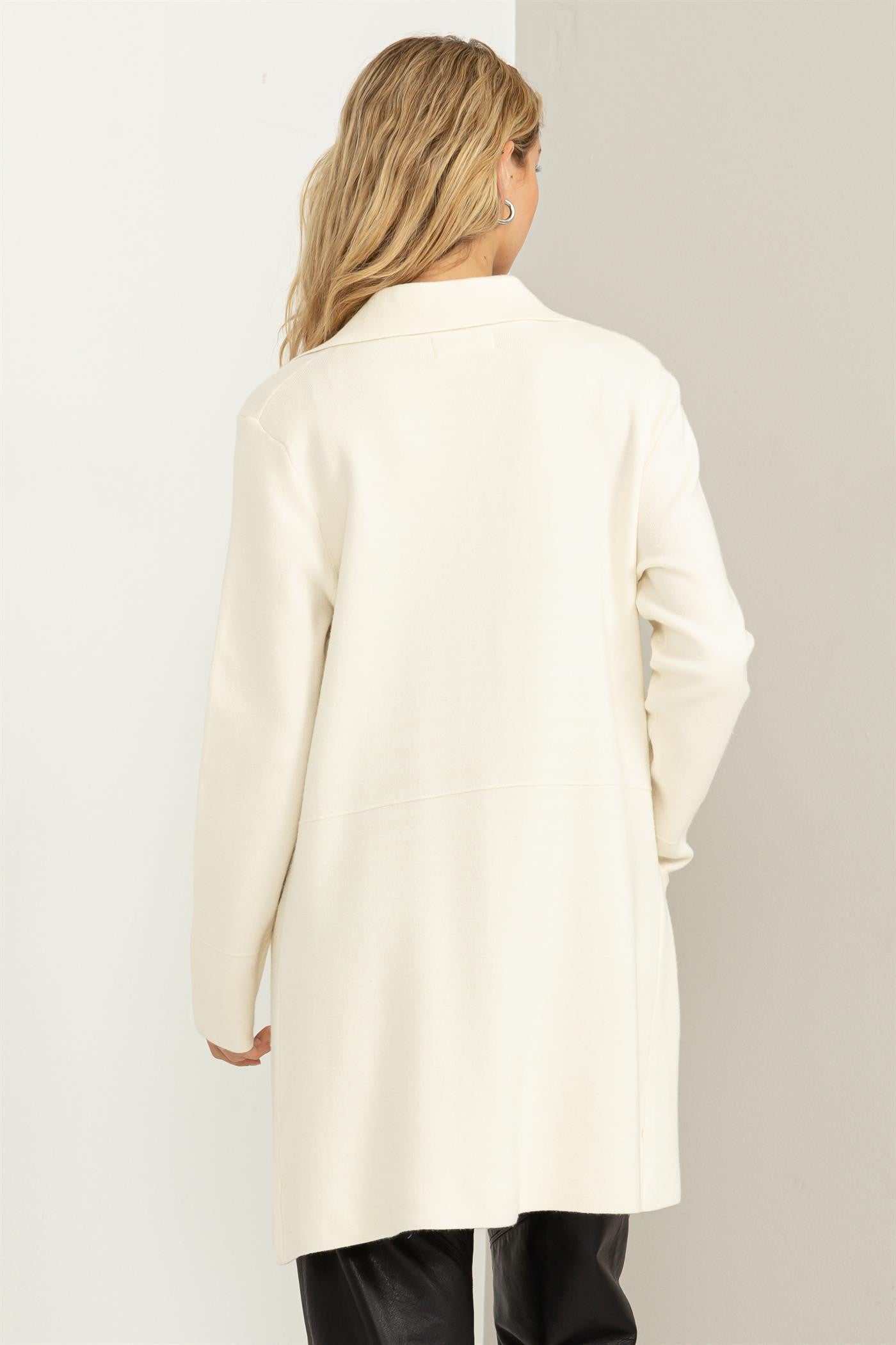 Classic White Cardigan