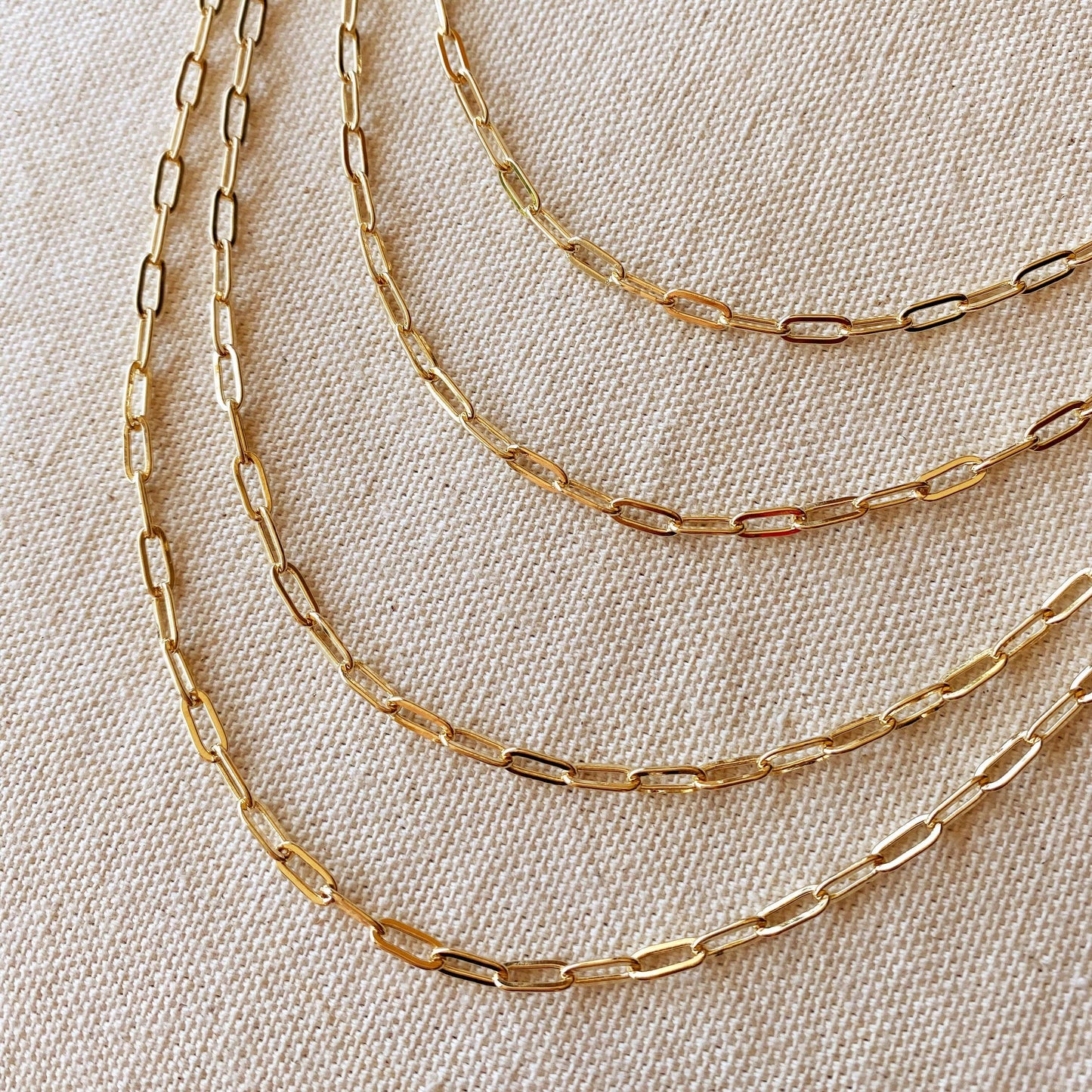 Paperclip Chain 16"