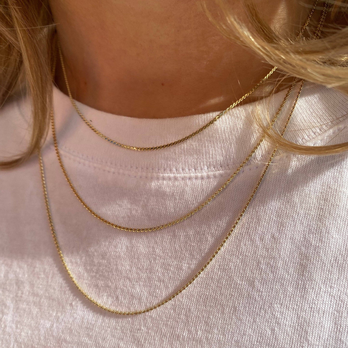 Dainty Chain Necklace 18"