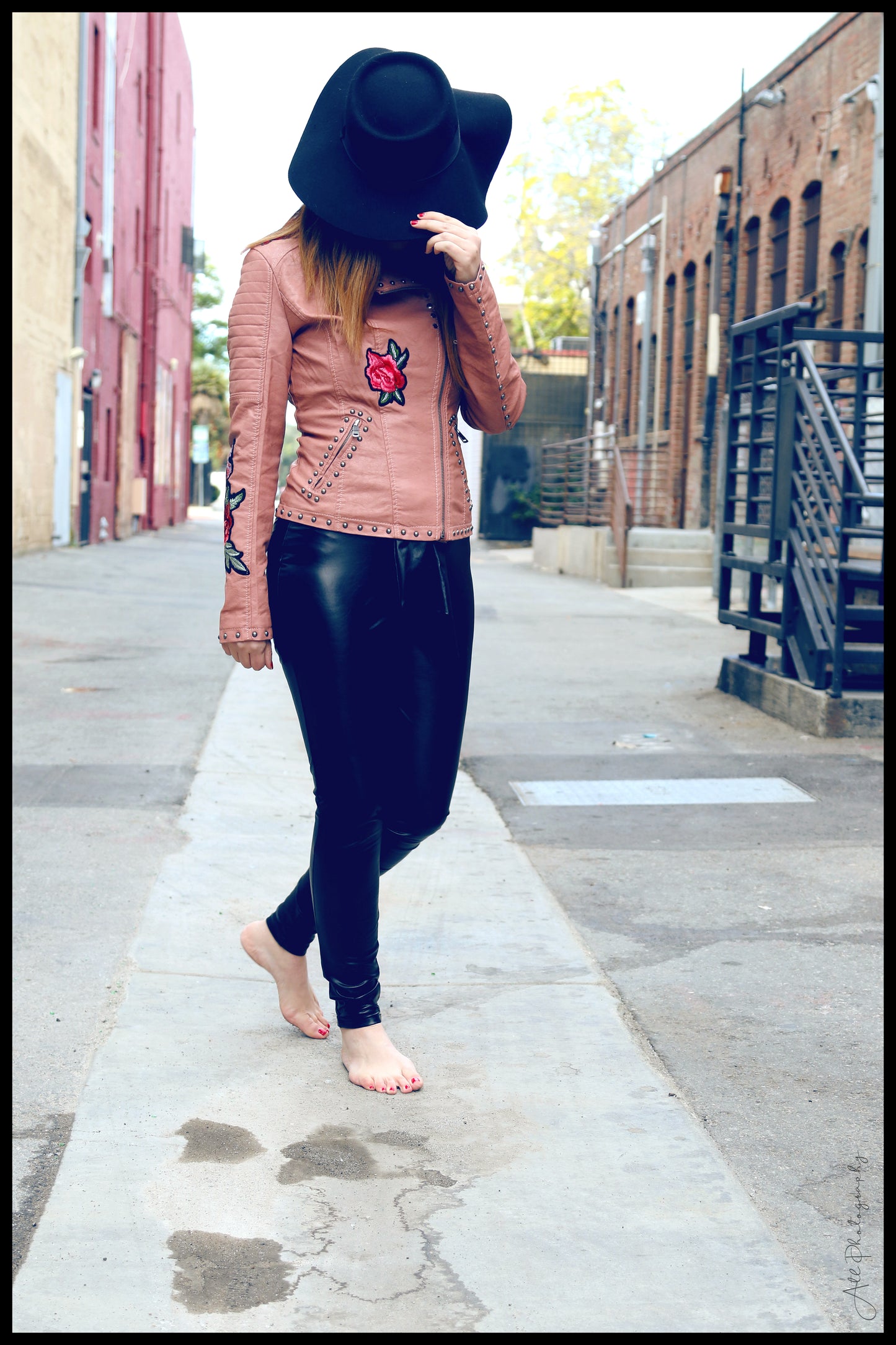 Rockin' Rose Vegan Jacket