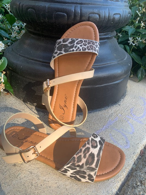 Leopard Sandals