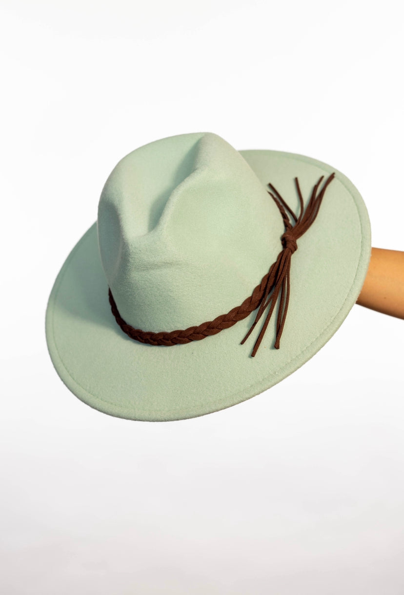 Mint Fedora Hat