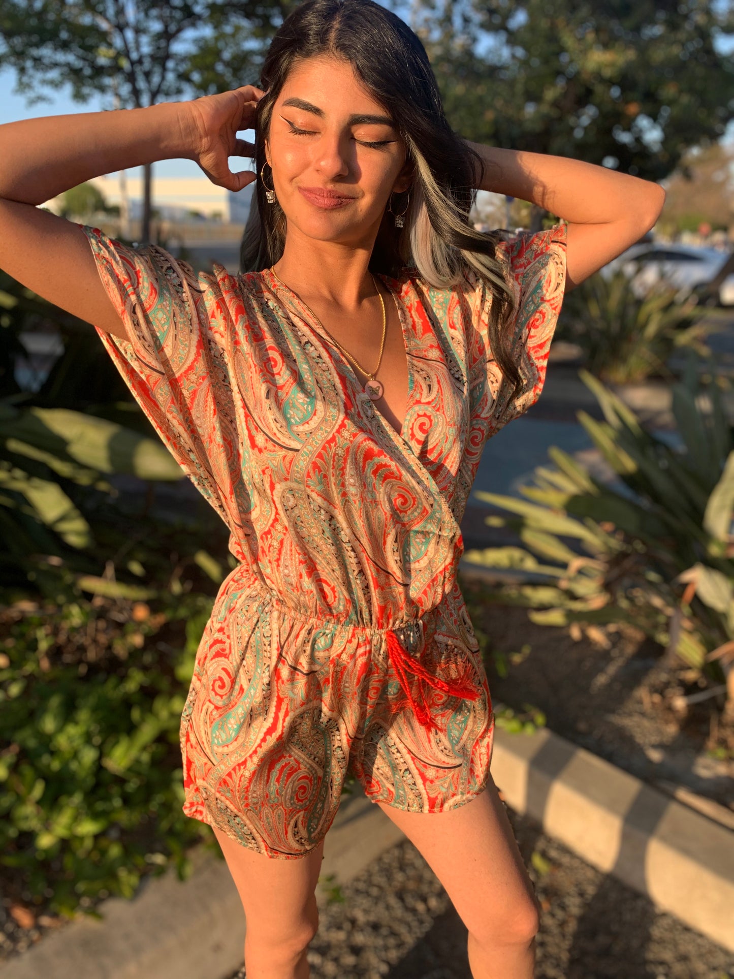Golden Goddess Romper