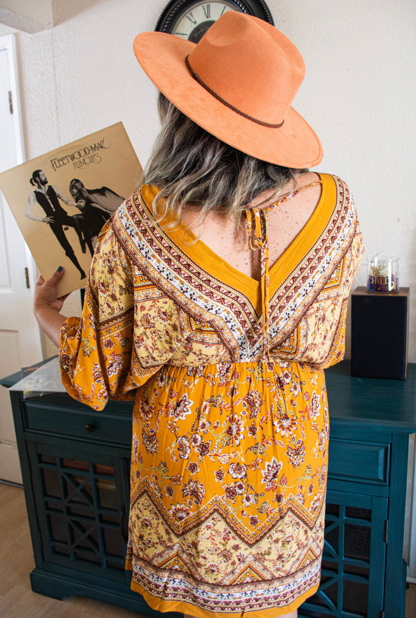 Curvy Marigold Dress