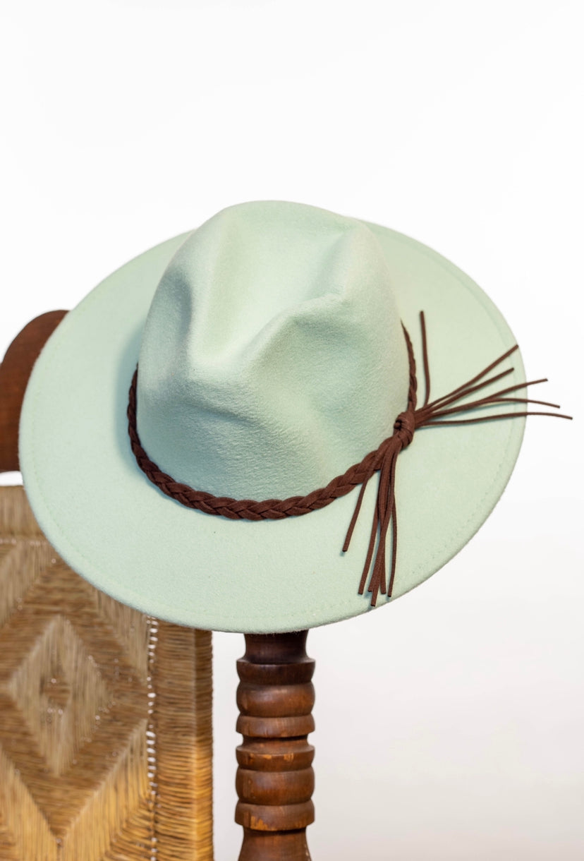 Mint Fedora Hat