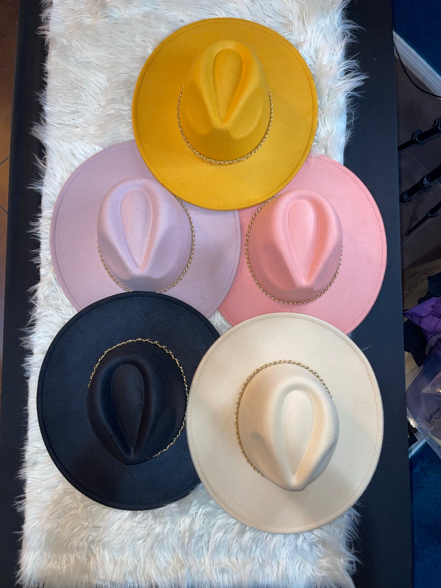 Gold Chain Fedora