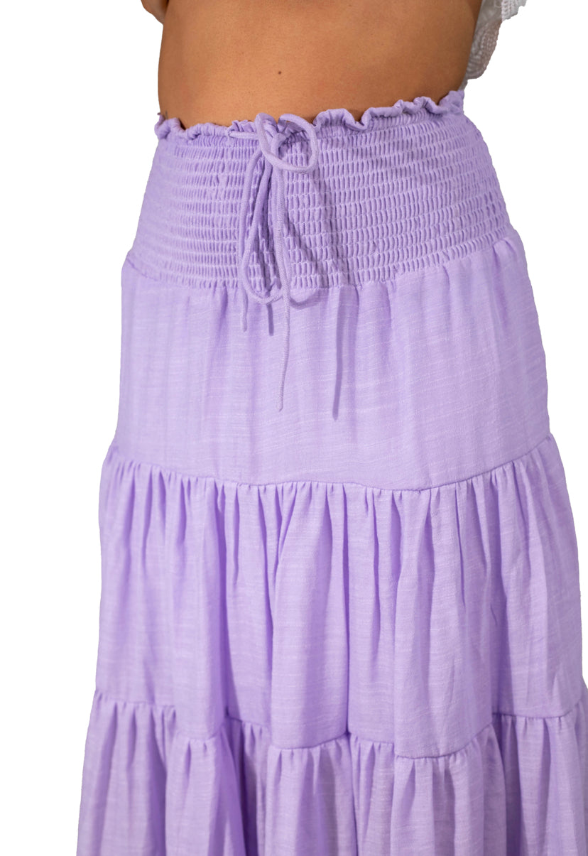Lilac Boho Skirt