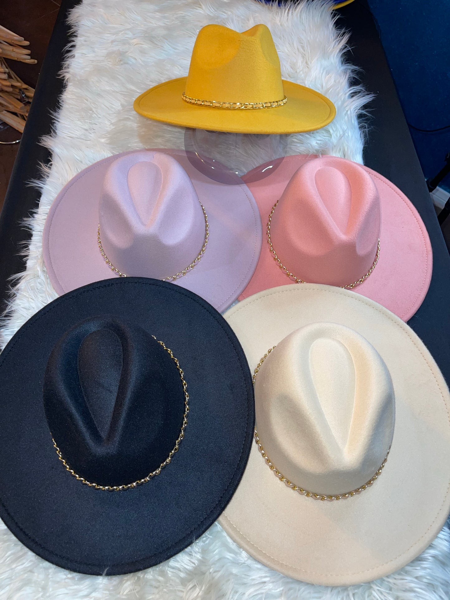 Gold Chain Fedora