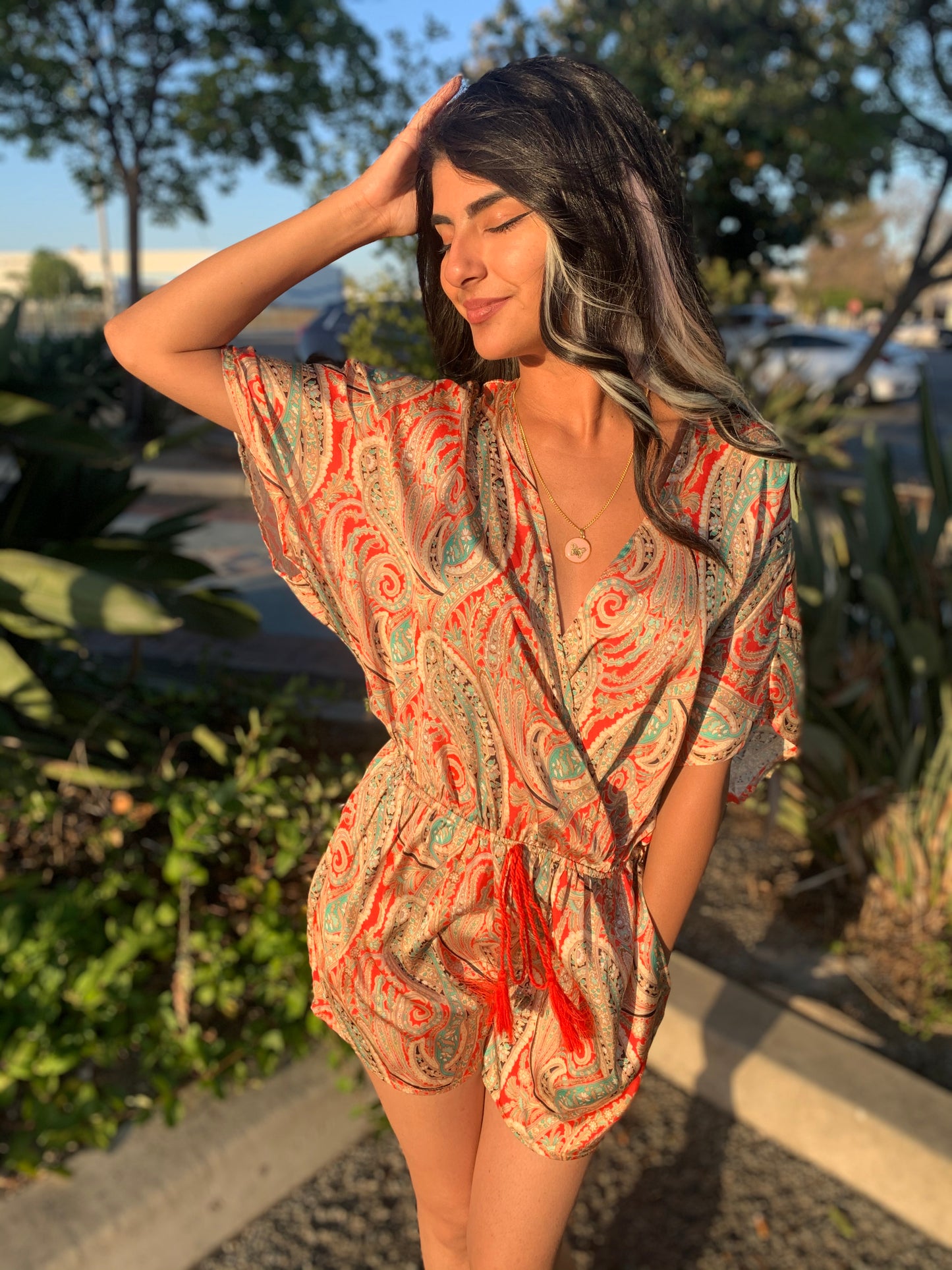 Golden Goddess Romper