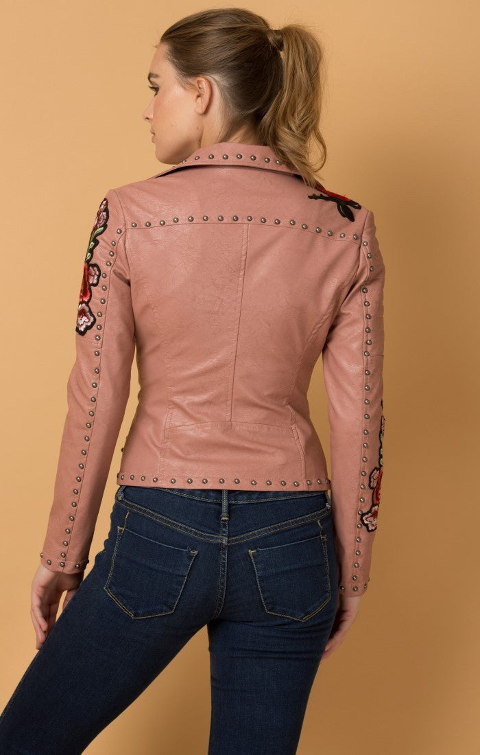 Rockin' Rose Vegan Jacket