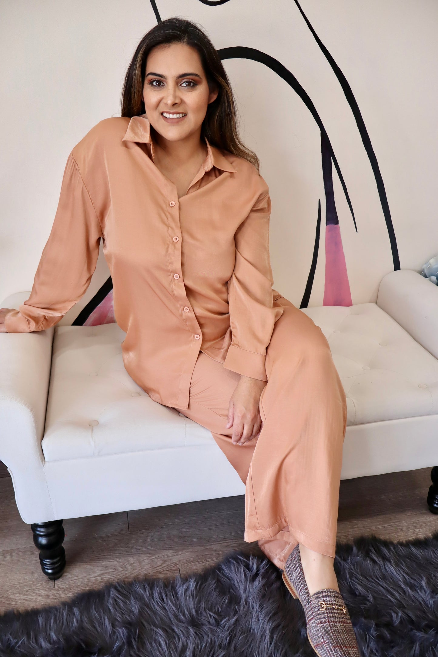 HER Pant Suit in Mauve