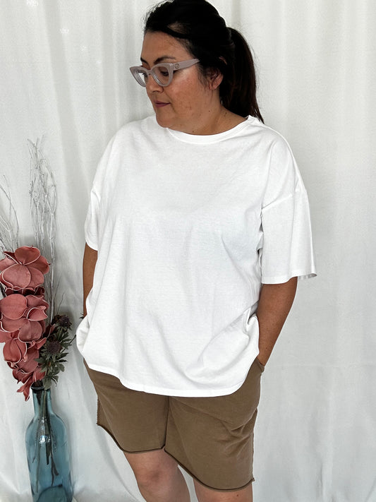 Oversized Comfort T-Shirt-Off White