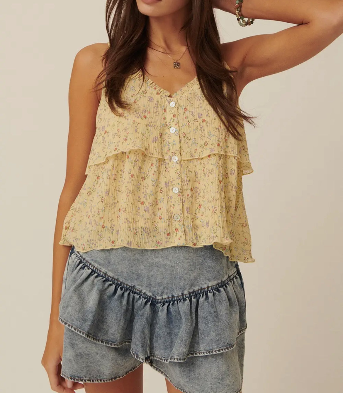 Sunny Petal Cami Tank