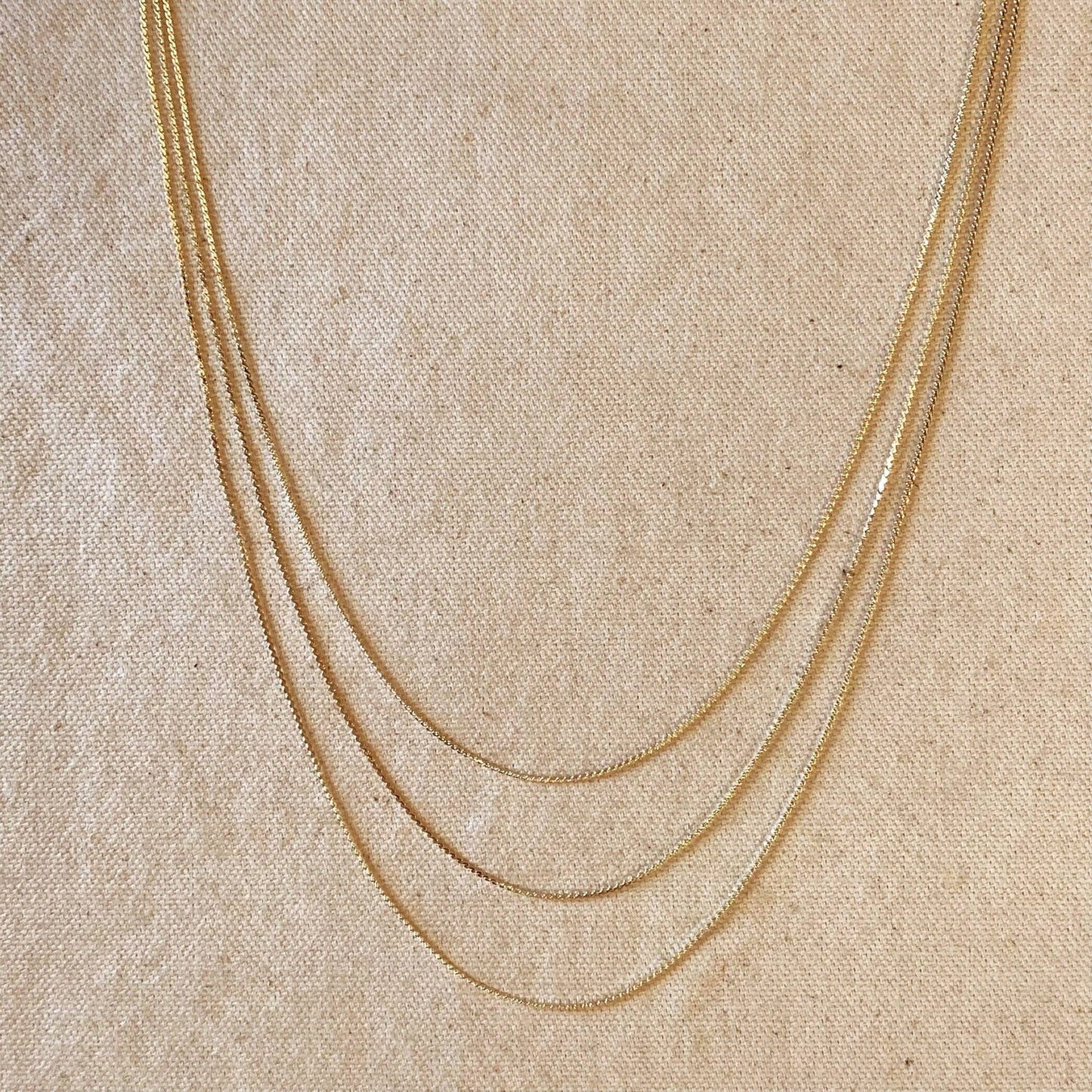 Dainty Chain Necklace 18"
