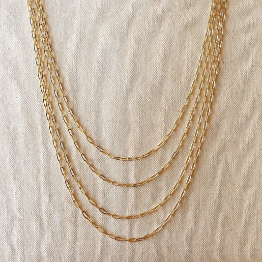 Paperclip Chain 16"