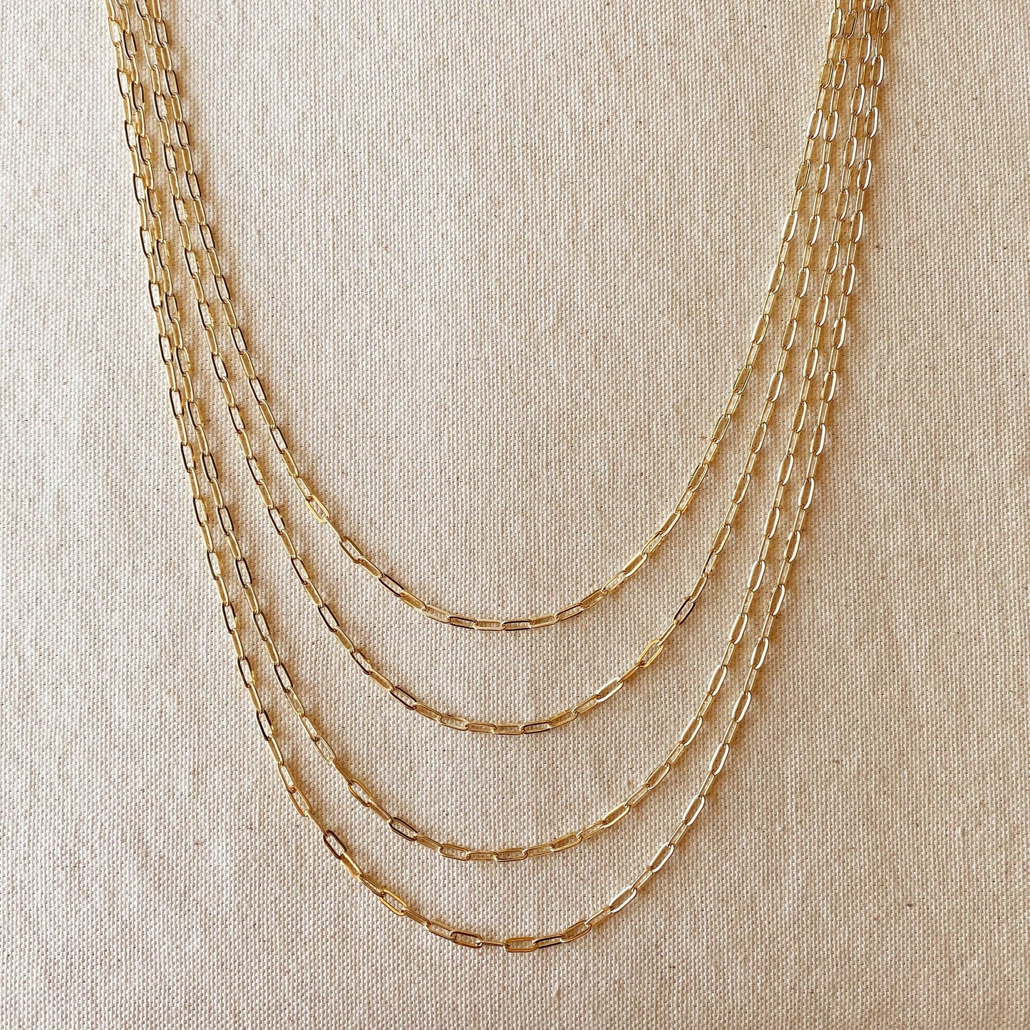 Paperclip Chain 16"